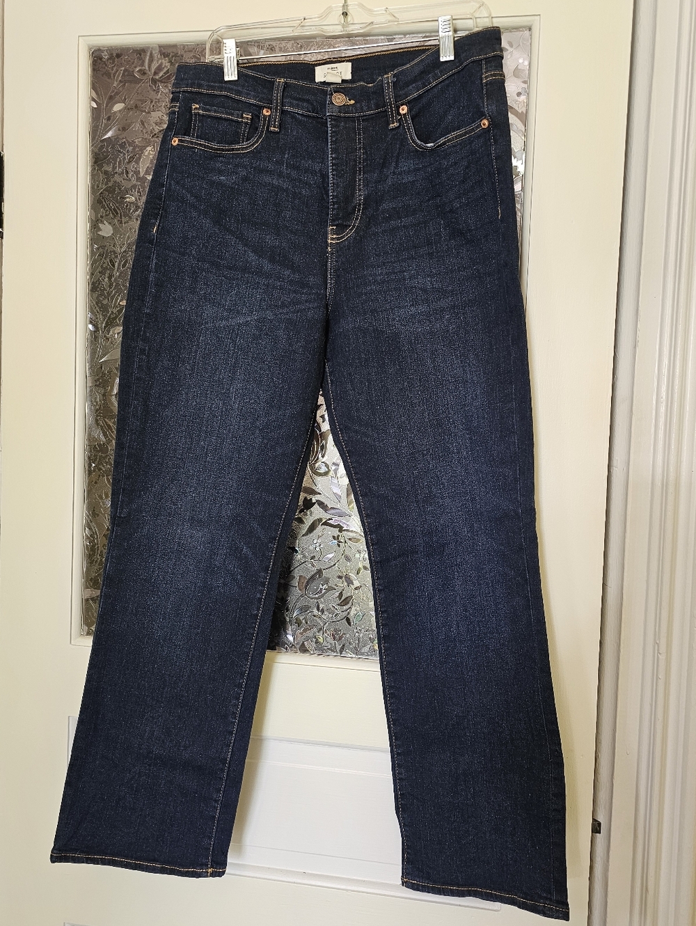Maurices Women's Straight Leg Jeans - Dark Indigo Blue